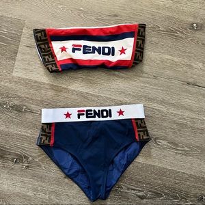 Fendi two piece swimsuit